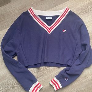 Champion Crop Varsity Sweater